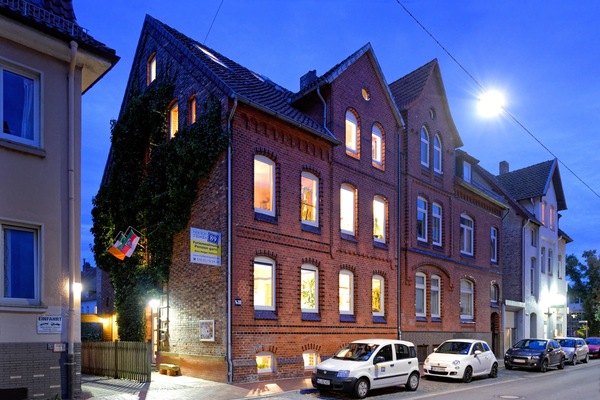 Front of property – evening/night