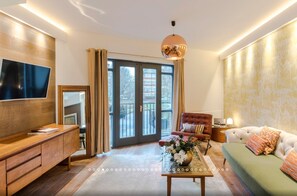 Two-Bedroom Apartment | Living area | Flat-screen TV - Neon Dream Playfull 2 bedroom (London)