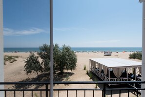 Utsikt mot havet/stranden