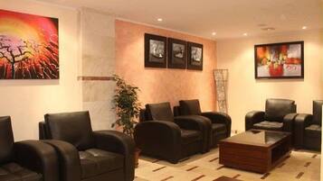 Sitteområde i lobbyen