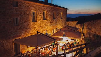 Front of property – evening/night