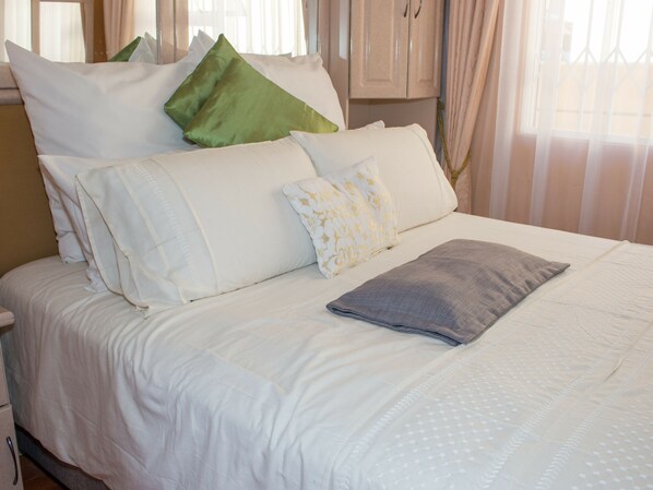 Business Double Room | Premium bedding, memory foam beds, iron/ironing board, free WiFi