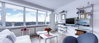 App. avec vue sur l'eau, WiFi, parking gratuit, lave-vaisselle, machine à café