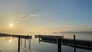 Blick von der Unterkunft