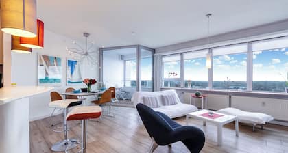 Schleiverliebt im Wikingturm 19.8 - 19. Stock, Aufzug, Balkon, Dusche, Parkplatz