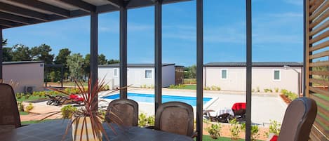 Mobile Home, 2 Bedrooms, Pool Access | View from room