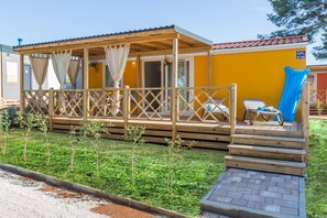 Mobile Home, 2 Bedrooms | Terrace/patio - Camping Adria Mobile Homes Park Umag (Brtonigla)