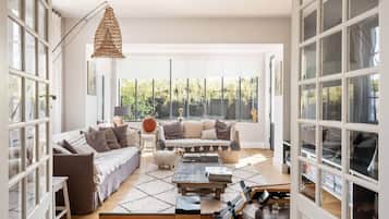 Télévision, cheminée