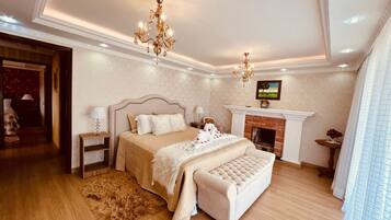 Seprai premium, tempat tidur Select Comfort, dan minibar