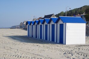 En la playa