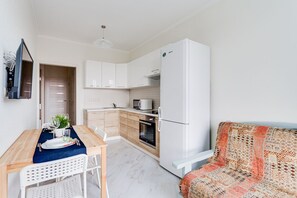 Apartment, 2 Bedrooms | Private kitchen - FlatStar on Skhodnenskaya 11 (Moscow)