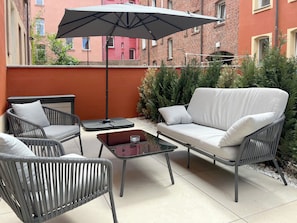 3-Zimmer Supreme Apartment mit 2 Schlafzimmern, 1 Wohnzimmer und Terrasse oder Galerie | Terrass/Patio