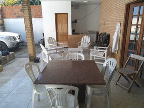 Opções para refeição ao ar livre