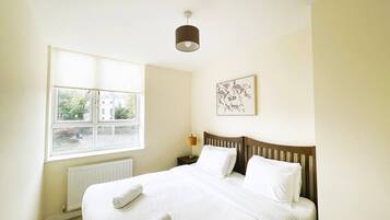 2 bedrooms, premium bedding, individually decorated