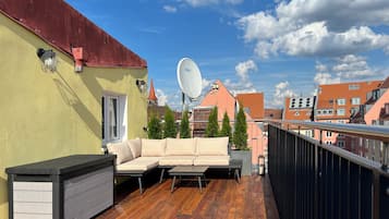 Apartamento conforto, terraço | Terraço/pátio