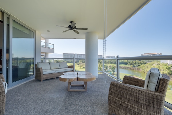 Familie appartement | Terras