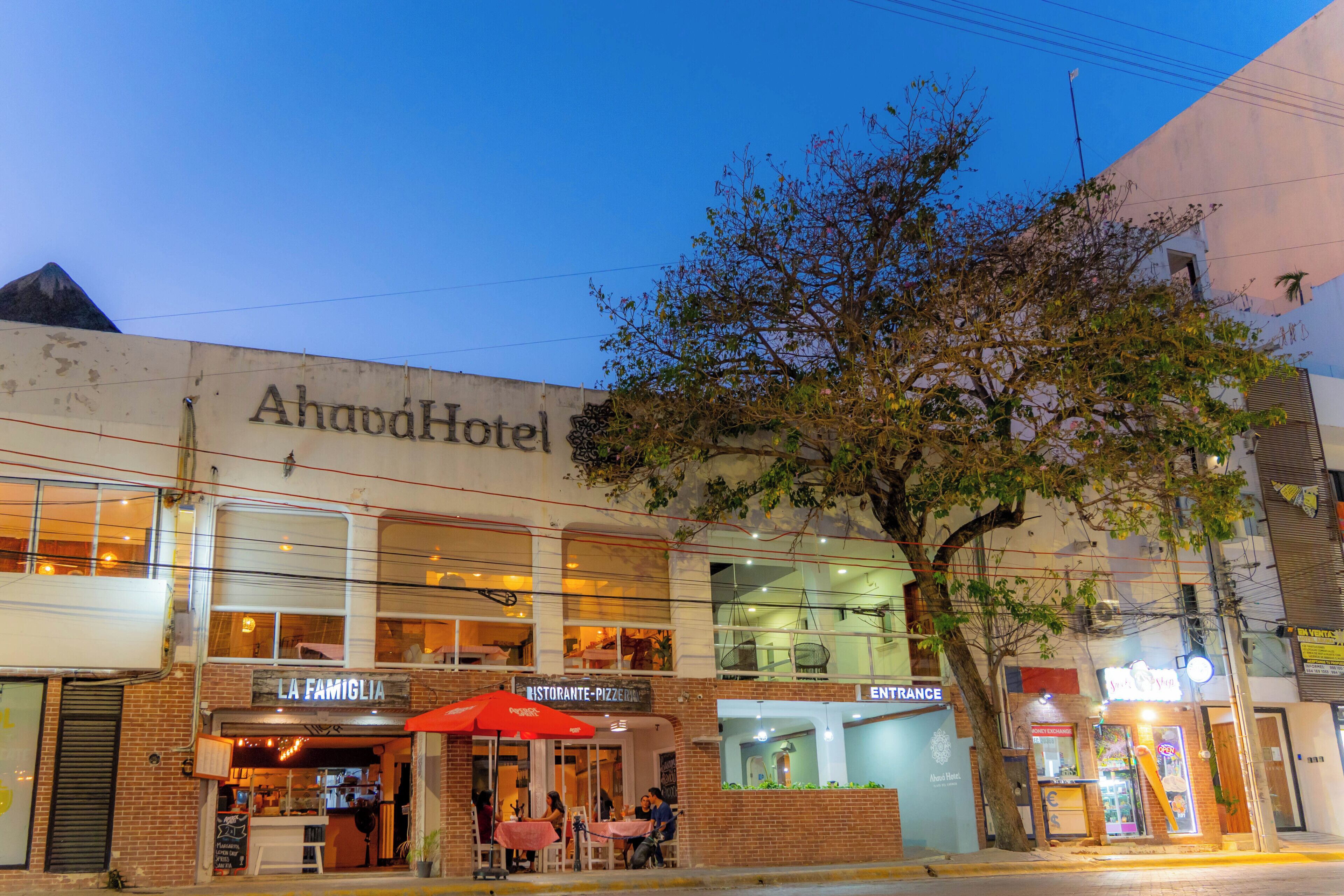 Façade de l’hébergement