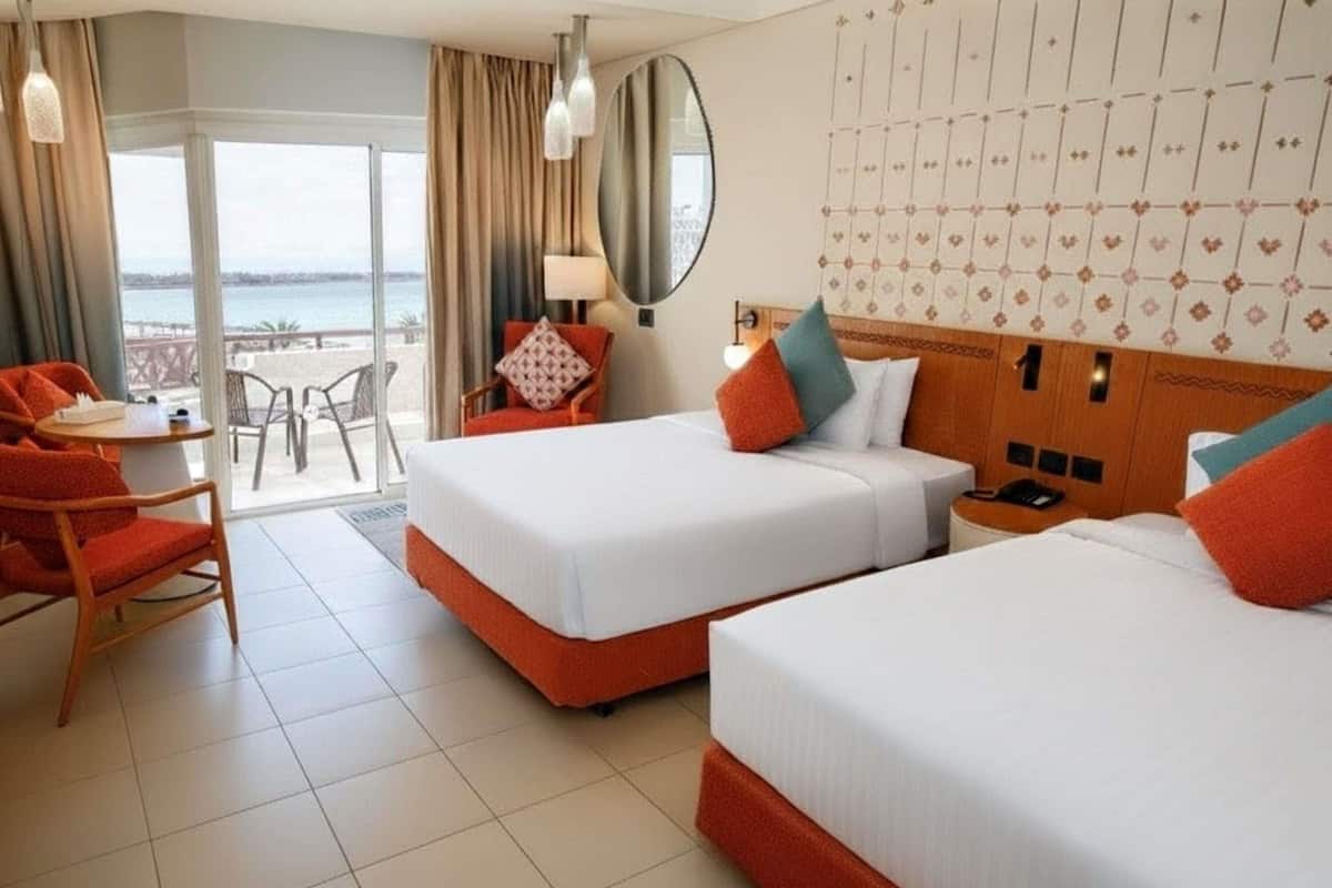 Superior Room, 2 Single Beds, Sea View (Beach side) | Minibar, in-room safe, iron/ironing board, free WiFi