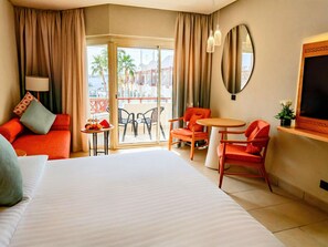 Superior Room, 1 King Bed, Pool View (Beach side) | Minibar, in-room safe, iron/ironing board, free WiFi