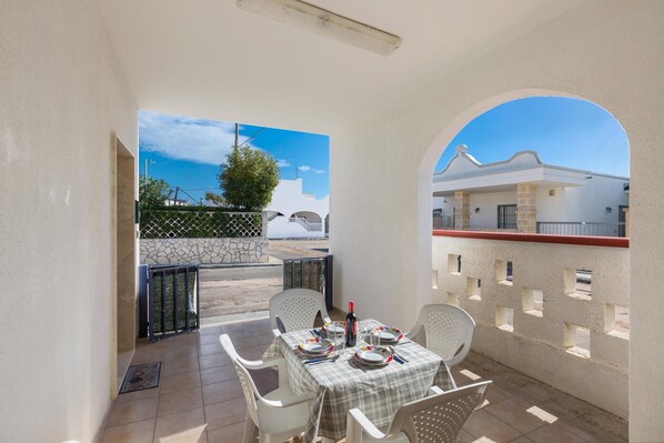 Standard Apartment, 1 Bedroom (Bilo A) | Terrace/patio - Villa Poseidon (Porto Cesareo)