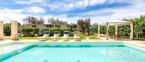 Seasonal outdoor pool