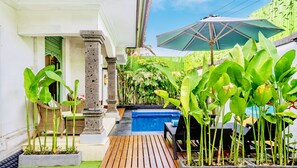 Terrace/patio - VILLA RETRO 88 - Short Walk to Beach - Top Located (Seminyak)