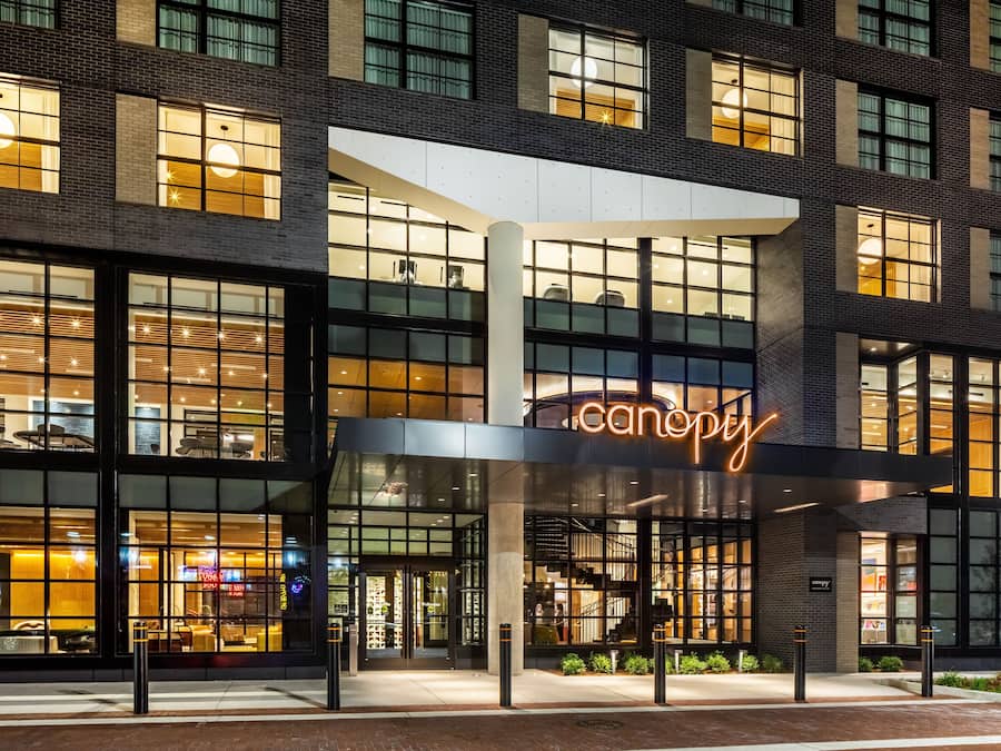 Front of property - evening/night