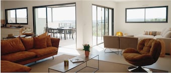 Villa Neuve Contemporaine SUR LES Hauteurs D'uzes Avec Piscine Chauffee