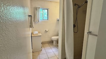 Hårføner, håndklær, såpe og sjampo