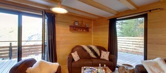 Stor leilighet for 6 personer i 3 etasjer i uavhengig luksuriøs hytte - Pra Loup