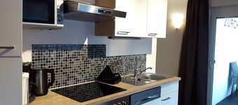 Modern and spacious apartment for max. 4 people with mountain view and balcony