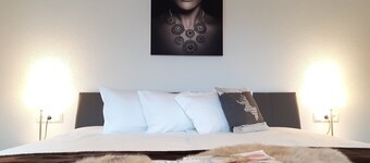 Modern and spacious apartment for max. 4 people with mountain view and balcony