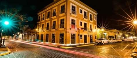 Front of property - evening/night