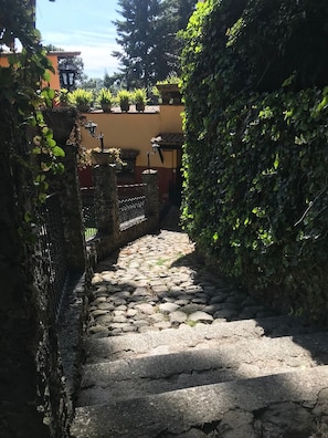 Entrada de la propiedad