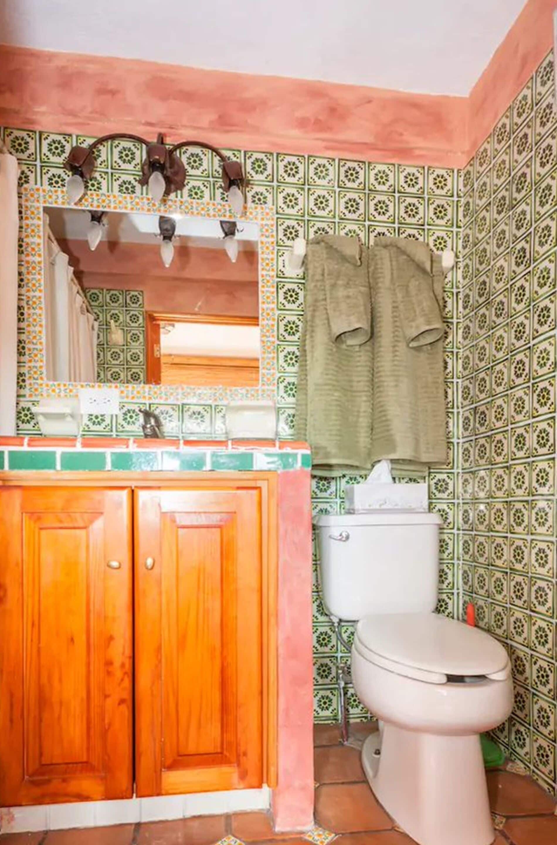 Apartment | Bathroom | Shower, hair dryer, towels
