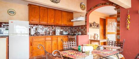 Apartment | Private kitchen | Fridge, microwave, coffee/tea maker, toaster