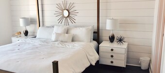 Nieuw strand Galveston House w / prachtig uitzicht op de oceaan! Beste Galveston-locatie!