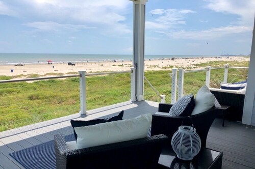 Uusi rantahotelli Galveston House w / upeat merinäkymät! Paras Galveston sijainti!