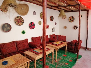 Breakfast area - Berber Hostel (Essaouira)