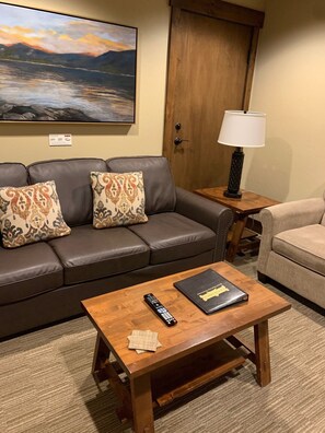 TV, DVD-spiller, bordtennis og bøker