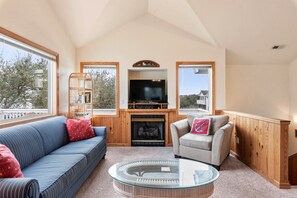 TV, DVD player, ping pong