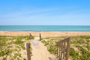 Accommodatie ligt op het strand