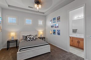 4 bedrooms, iron/ironing board, travel crib, free WiFi