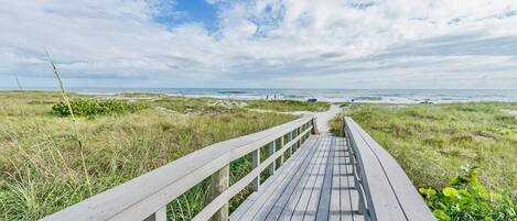 Accommodatie ligt op het strand