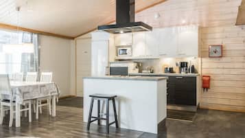 Fridge, microwave, dishwasher, highchair