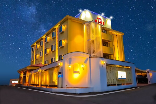 Front of property - evening/night