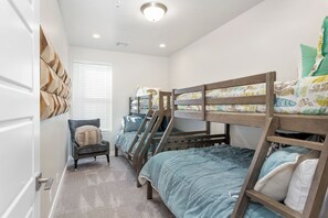 6 bedrooms, iron/ironing board, travel cot, free WiFi