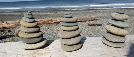 Camastros y toallas de playa