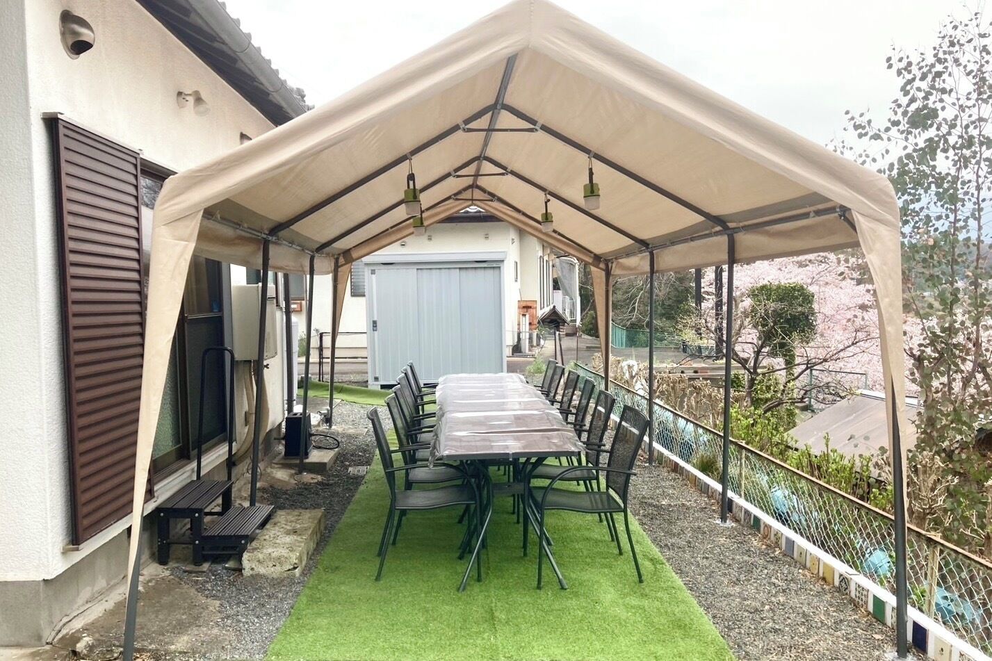 Private villa [Mitsuba House] Max 16 guests, Non Smoking | Terrace/patio