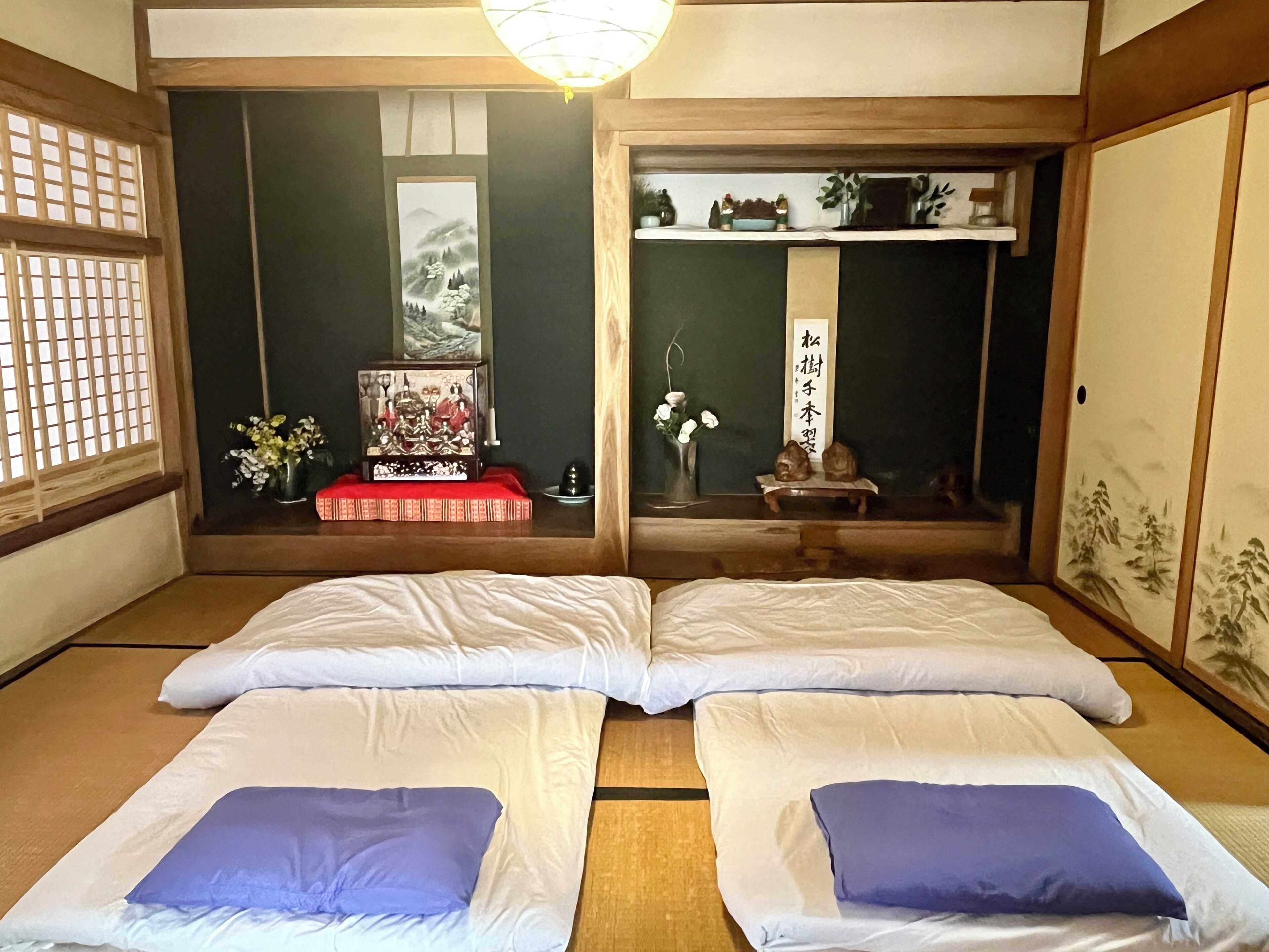 日式單棟房屋, 2 間臥室, 小廚, 花園 (Private,Max 20 guests,Non Smoking) | 4 間睡房、手提電腦工作空間、熨斗/熨衫板、免費 Wi-Fi